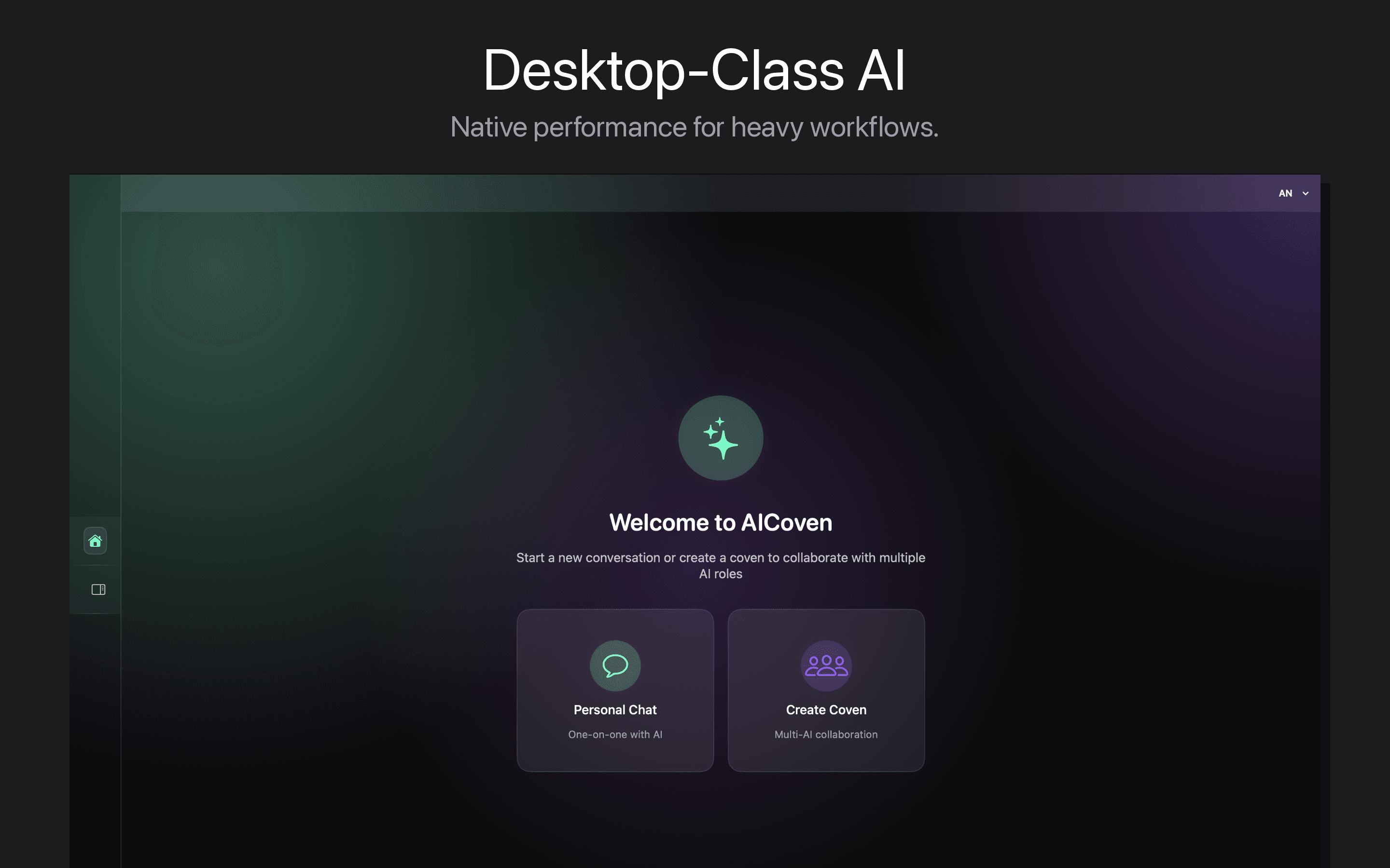 macOS desktop layout